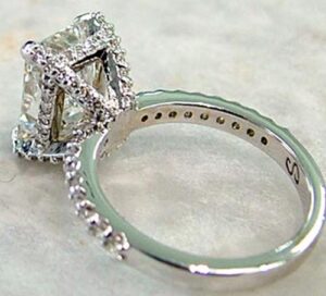 hidden halo diamond engagement ring columbus