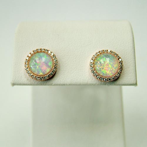 opal earrings