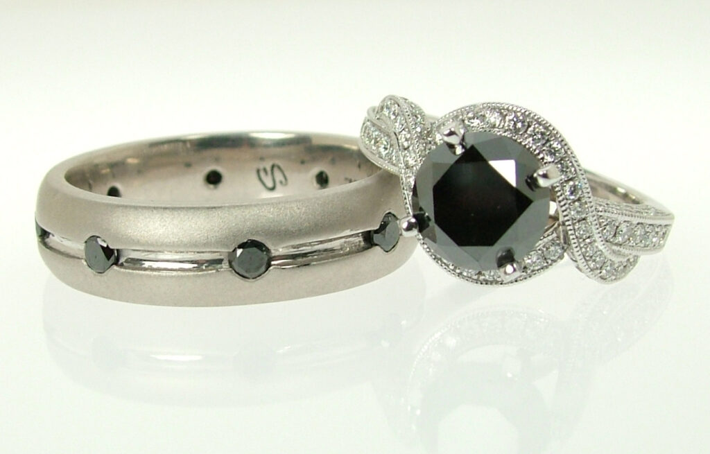 is there such a thing as a black diamond ring