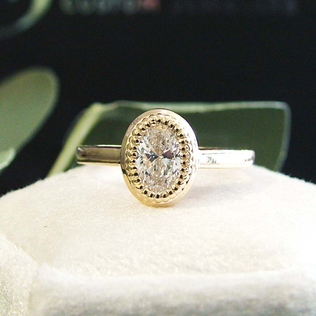 vintage diamond ring engagement