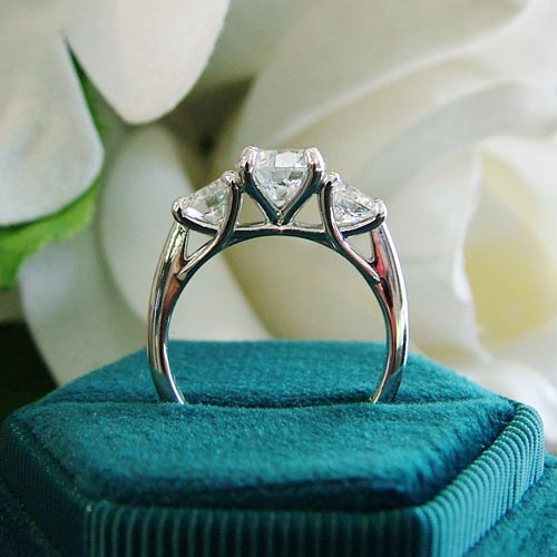 three stone engagement ring type