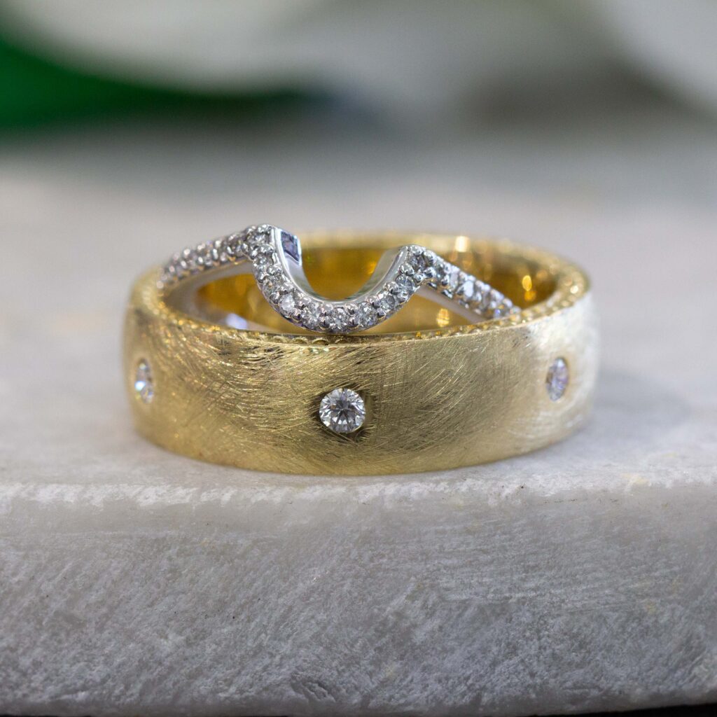 his and her wedding sets