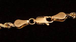 how to fix a gold chain clasp