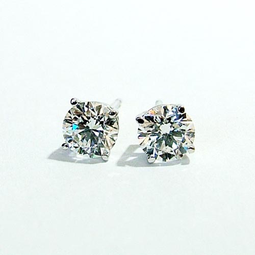 lab grown diamond earrings