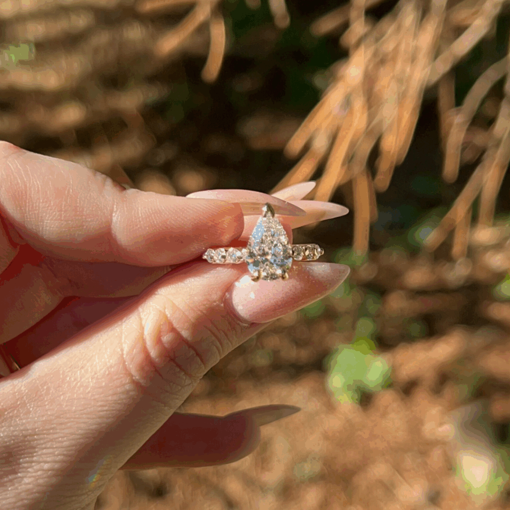 lab grown diamond engagement rings