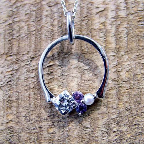 Heirloom ring transformed into custom pendant