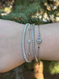 styling tennis bracelets