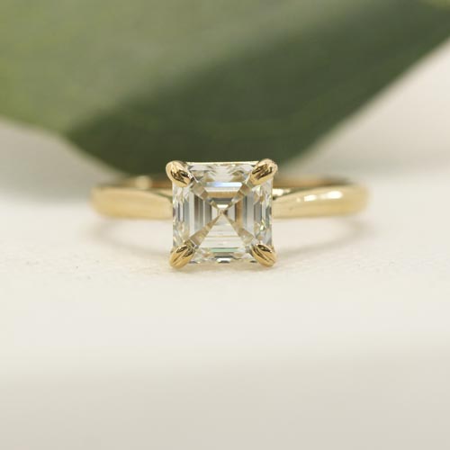 lab diamond asher cut